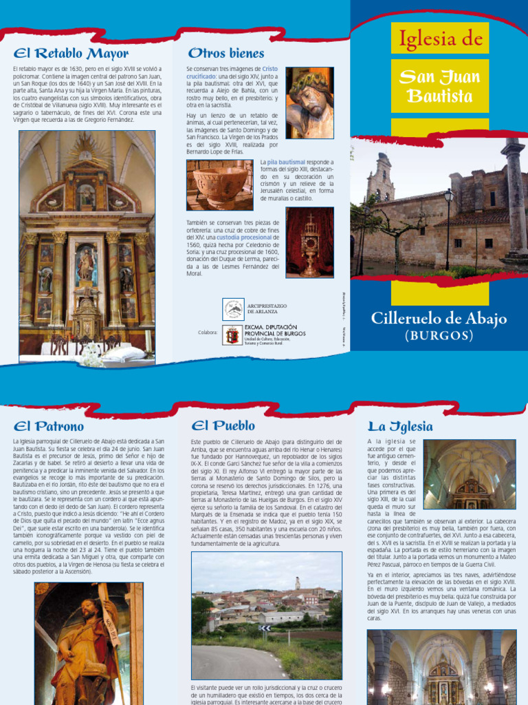CILLERUELO DE ABAJO Iglesia de San Juan Bautista PDF Juan el