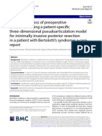 The Effectiveness of Preoperative Assessment Using A Patient-Specific Three-Dimensional Pseudoarticulation Model For Minimally Invasive Post