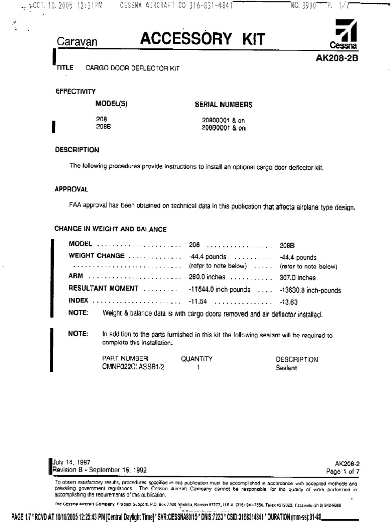Get Cessna Attachment | PDF