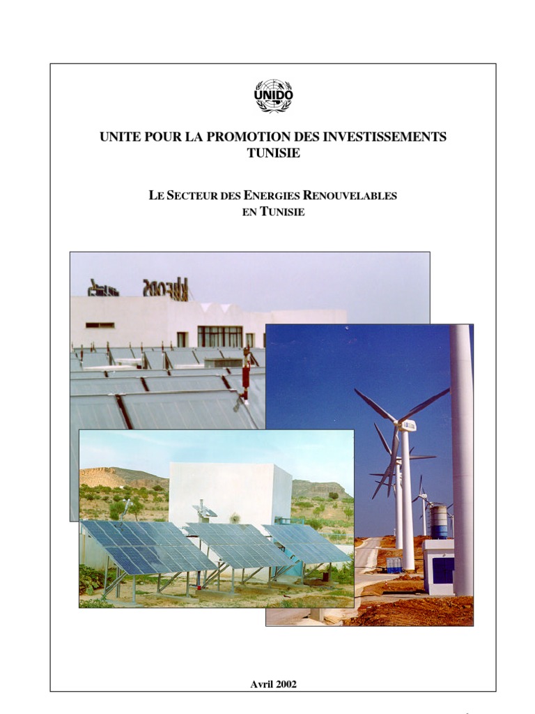 Les Energies Renouvelablesen Tunisie | PDF
