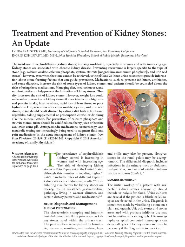 2011-Kidney-stones | PDF | Medical Specialties | Clinical Medicine