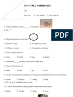 TEST 2 TRẮC NGHIỆM QG4