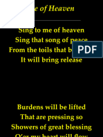 Sing To Me of Heaven