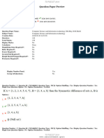 TS PGECET Question Paper 2018 Computer Science and Information Tech