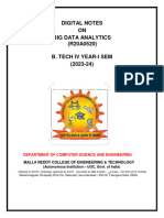 Big Data Analytics (R20a0520)