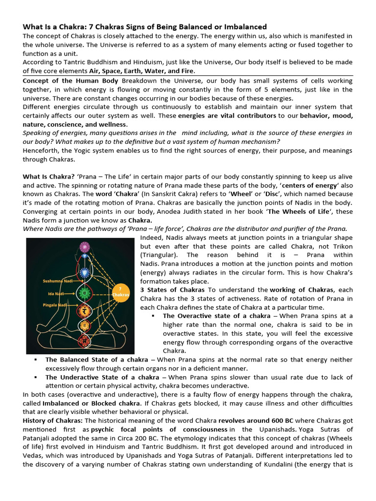 7 Chakras | PDF | Chakra | Tantra