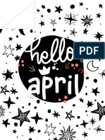 Cute April 2024 Planner and Calendar - World of Printables