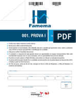 Famema2020 Prova