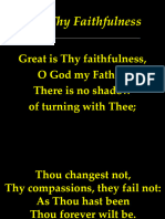 Great Is Thy Faithfulness