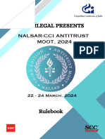 Rulebook - Trilegal's 3rd NALSAR-CCI Antitrust Moot Court Competition 2024