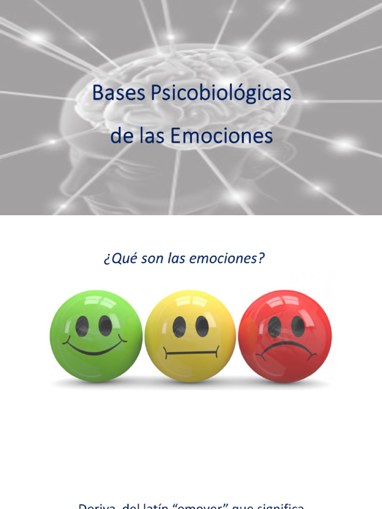 Bases Psicobiológicas de las Emociones | PDF