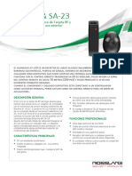 AY L23 SA 23 Datasheet v01 290713 Spanish A4