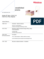 Agenda Sastanka Nivolumab As An Established Backbone of Melanoma Treatment" 25.03.2024.