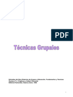 Técnicas Grupales