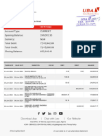 Bank Statement For Ebesun Company Nigeria LTD UBA Group2022