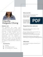 Claudia Delgado Chong: Educación