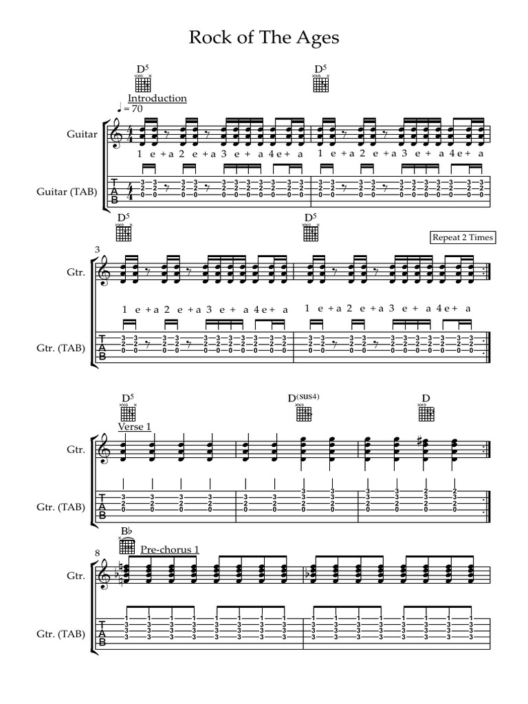 Rock of The Ages - CRC - Full Score | PDF | Échecs