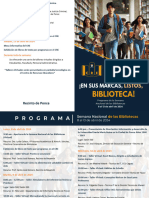 Programa Semana de La Biblioteca 2024