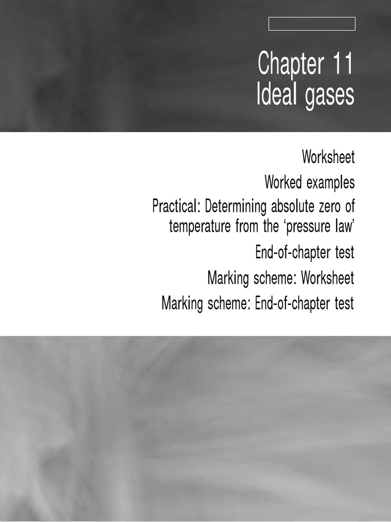 Ideal Gases: Concepts and Calculations | PDF | Gases | Temperature