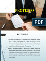 Definición de Protesto Según Cabanellas