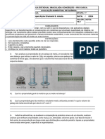 Avaliação Propriedades Da Materia.