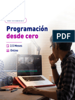 Brochure Programación Desde Cero