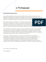 Introduçãopedagogia Josy