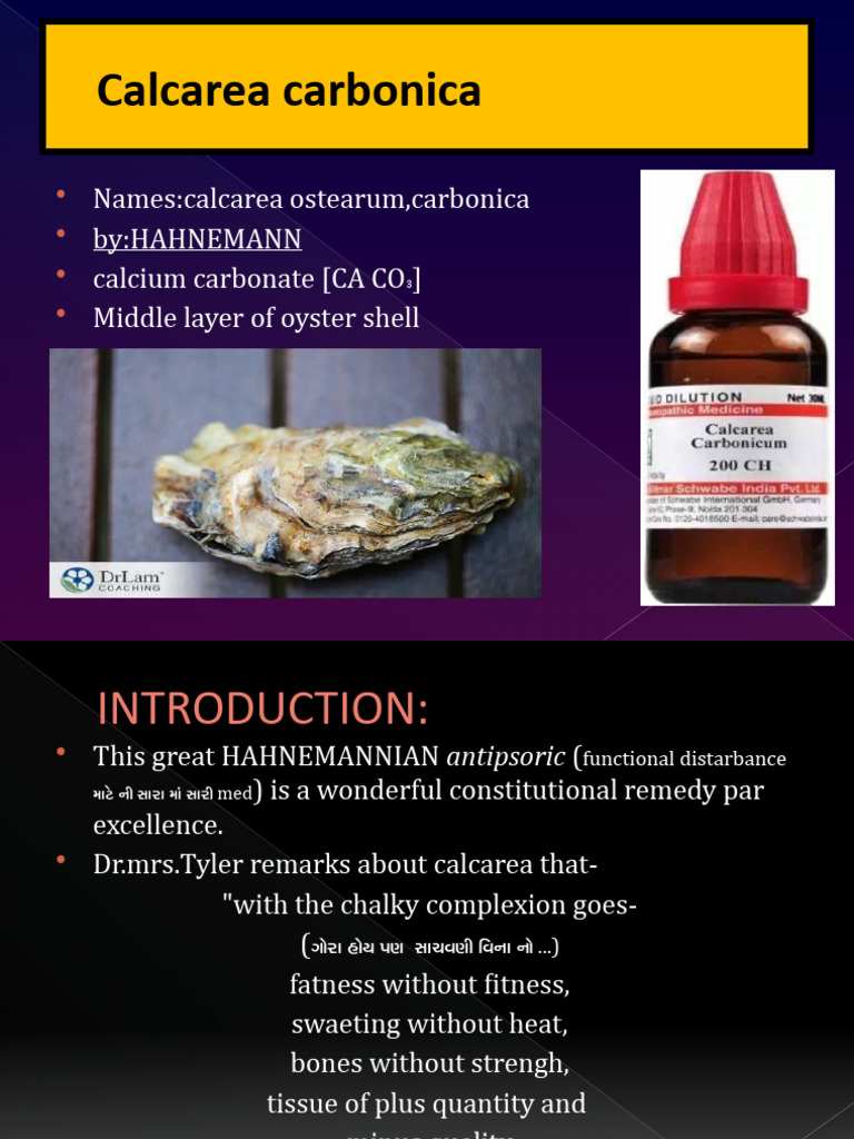 Calcarea Carbonica | PDF