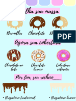 Cardápio Mini Donuts 