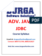 ADV JAVA_JDBC Course Contants (2)