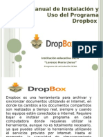 Manual de Instalación y Uso Del Programa Dropbox