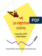 Adaptation Scolaires