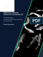Product Handbook For Signature Indexed Universal Life Select (II)