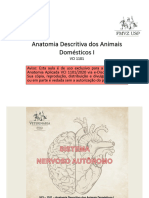 Aula - Sistema Nervoso Autônomo - FMVZ - USP PDF