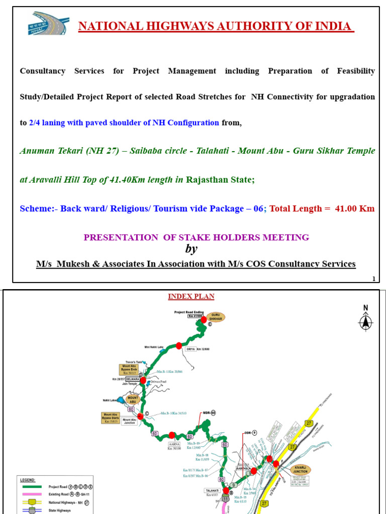NH 27 Road Upgrade Feasibility Study | PDF | Land Transport | Road ...