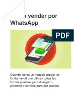 Cómo vender por WhatsApp (1)