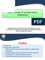 4 Basic Concepts of Multiple Effect Evaporators