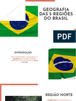 Geografia Das 5 Regioes Do Brasil