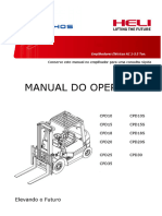 Manual Operador - Empilhadores Elétricos - 1 A 3.5 Ton.