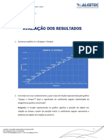 Avaliação Dos Resultados: Resposta: A Função Representada No Gráfico Significa A Posição Do Objeto em