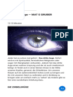 Das Dritte Auge - MAT E GRUBER