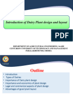 1 Introduction of Dairy Plant Design and Layout