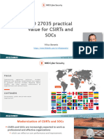 FIRSTCON23 TLPCLEAR Benetis ISO 27035 Practical Value For CSIRTs and SOCs