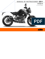 KTM DUKE 125 Manual