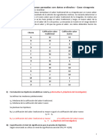 Diferencia de Medianas Pareadas Con Datos Ordinales - Caso Vinagreta - Wilcoxon