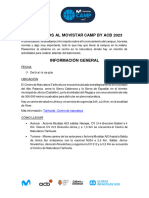 INFORMACIÓN Y PROGRAMA MOVISTAR CAMP BY ACB 2023 - 9 Al 14 Julio - AI