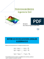 Sistemas de Ecuaciones Lineales