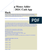 Cash App Money Adder Software 2024