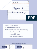 Discontinuity of Functions