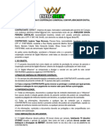 CONTRATO DE PUBLICIDADE DE DIGITAL INFLUENCER QUINZENAL